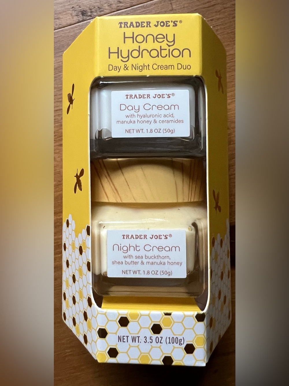 Trader Joe's Honey Hydration Day & Night Cream Duo